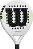 A white padel racket with black and colored accents. Anteprima dell’immagine prodotto