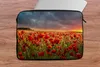 MuchoWow® Laptop Hülle 13 Zoll Sonnenuntergang - Mohnblumen Produktbild-Vorschau 5