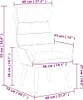 vidaXL Sessel Hellgrau 69 x 74 x 93 cm Samt Produktbild-Vorschau 8