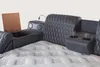 Leder Betten  Design Bett Doppel Ehe Modernes Hotel Gestell Produktbild-Vorschau 6