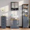 Kúpeľňová skrinka Vicco Bianco Šedá 40 x 160 cm, Model Náhľad obrázku produktu 4