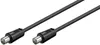 goobay cavo antenna 2 x schermato nero 1,5 m Anteprima dell’immagine prodotto 2