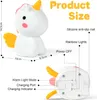 URAQT Jednorožec LED Silikónové nočné svetlo Farebné pre Náhľad obrázku produktu 5