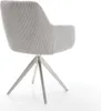 DELIFE Esszimmerstuhl Pejo-Flex Cord Silbergrau Produktbild-Vorschau 5