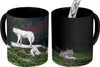 MuchoWow® Zauber Tasse Zaubertasse Magic Wölfe - Steine - Produktbild-Vorschau 1