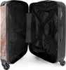NoBoringSuitcases.com® Großer Koffer - Marmor - Grau - Rosa Produktbild-Vorschau 4