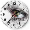 Wanduhr - Rund - Glasuhr - Auge Menschliches Illustration Produktbild-Vorschau 1
