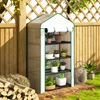 Outsunny PE-Gartengewächshaus mit 4 Regalböden, Produktbild-Vorschau 9