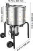VEVOR šklbací stroj na hydinu, 400 mm bubon, 500 W, 230 Náhľad obrázku produktu 8