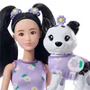 Barbie Twinning Looks Modepuppe mit Hündchen, Produktbild-Vorschau 10