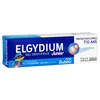 A product shot of Elgydium Junior toothpaste packaging. Produktbild-Vorschau