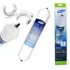 A Samsung refrigerator water filter and its packaging are displayed against a white background. Podgląd zdjęcia produktu