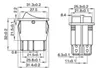 Wippenschalter McPower, 6-polig, rote Wippe, 250V/15A, Produktbild-Vorschau 2