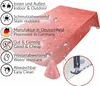 Tischdecke Wachstuch Weihnachten Rot Robust Wasserabweisend Produktbild-Vorschau 5