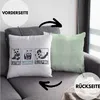 Trendation - Lustige Panda Deko-Kissen mit Füllung 40x40 Produktbild-Vorschau 2