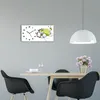 Wanduhr aus Glas – 60x30 cm - Glasbild - Glasuhr - Produktbild-Vorschau 3