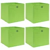 vidaXL Aufbewahrungsboxen 4 Stk. Grün 32x32x32 cm Stoff Produktbild-Vorschau 5