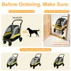 WISFOR 2 in 1 Hundebuggy Hundebox Hundewagen Faltbar bis 20 Produktbild-Vorschau 8