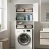 Mobiletto per lavatrice Relaxdays, con 4 scomparti, ripiano Anteprima dell’immagine prodotto 6