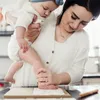 Baby Handabdruck Fußabdruck Baby Holz Bilderrahmen mit Produktbild-Vorschau 4