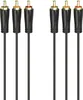 Hama Audio-/Video-Kabel 3-Cinch, vergoldet, 1,5 m Produktbild-Vorschau 1