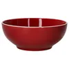 sada 4 misek Linus Red Bowl 700ml Cereal Salad Dessert Bowl Náhled obrázku produktu 4