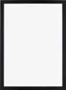 A black picture frame with a white background. Produktbild-Vorschau