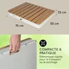 Blumfeldt Sumatra Breeze, SQ, douche de jardin, WPC, Voir les images du produit 6
