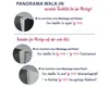 Raumdusche Breuer Panorama 1200x2000 mm Dekorglas Grau Produktbild-Vorschau 6