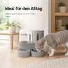 Futterautomat Katze mit Wasserspender, 2-in-1 Katzen Produktbild-Vorschau 4