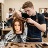 Mannen Oefenhoofd Anton Bruin 50cm - Hittebestendig Haar Productafbeelding-voorbeeld 6