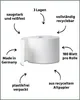 oecolife Toilettenpapier Box RECYCLING, 3-lagig, 75 Rollen Produktbild-Vorschau 2