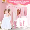 COSTWAY Szafka na biżuterię dla dzieci 2 w 1, szafka z Podgląd zdjęcia produktu 8