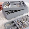 Schmuckaufbewahrung Schubladen-Set 4PCS Grau Organizer für Produktbild-Vorschau 6