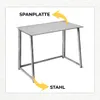 FORTENA Klappbarer Schreibtisch, Schwarz mit schwarzen Produktbild-Vorschau 5