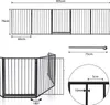 NAIZY Baby Kaminschutzgitter Kinderschutzgitter 305 cm - Produktbild-Vorschau 7