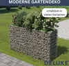 DELUKE® Gabionen Hochbeet ROON aus Stahl | 270×90×100cm | Produktbild-Vorschau 5
