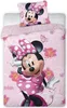 A pink Minnie Mouse themed duvet cover and pillowcase set. Náhled obrázku produktu