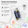 LED Lichterkette bunt 3m – 20 Kugeln, batteriebetrieben, Produktbild-Vorschau 5