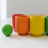 Ulanik dúhové loptičky v pohárikoch Montessori hračka Náhľad obrázku produktu 15