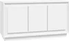 Credenza bianca 102x35x55 cm materiale a base di legno Anteprima dell’immagine prodotto 2