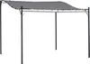 Outsunny Pergola aus Metall und Polyester, Grau 297x297x250 Produktbild-Vorschau 1