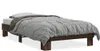vidaXL Bettgestell Braun Eichen-Optik 90x190 cm Produktbild-Vorschau 1