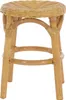 KRINES HOME Hocker aus natürlichem Rattan / Rattanhocker Produktbild-Vorschau 1