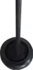 A black object with a circular base and a vertical handle, isolated on a white background. Anteprima dell’immagine prodotto