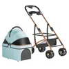 Hundewagen klappbar Transporttasche Hundebuggy bis 15kg Produktbild-Vorschau 2