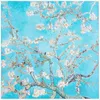 A painting of blooming almond branches against a bright blue sky. Produktbild-Vorschau