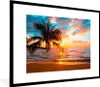 MuchoWow® Gerahmtes Poster Palme - Sonnenuntergang - Produktbild-Vorschau 1