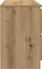 vidaXL TV-Schrank Artisan-Eiche 100x35x54 cm Holzwerkstoff Produktbild-Vorschau 7