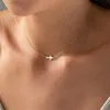 TINGN Croix chaîne plaquée or Layered Choker Collier Femme Voir les images du produit 4